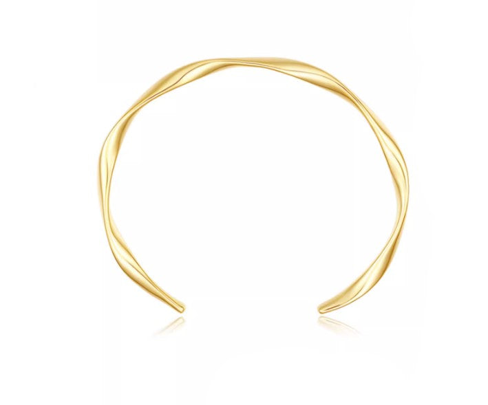 18K Gold Helical Thread Bracelet