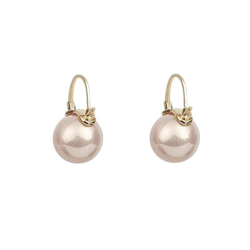 Champagne Pearl Dangle Earrings